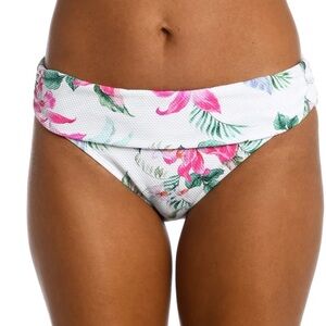 NEW La Blanca Shirred Band Hipster Bikini Bottom